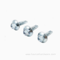 Hexagon head screws with EPDM washers